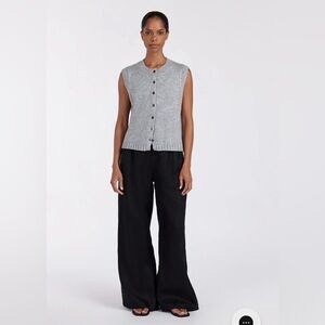 Dissh Foster Silver Marle Knit Vest